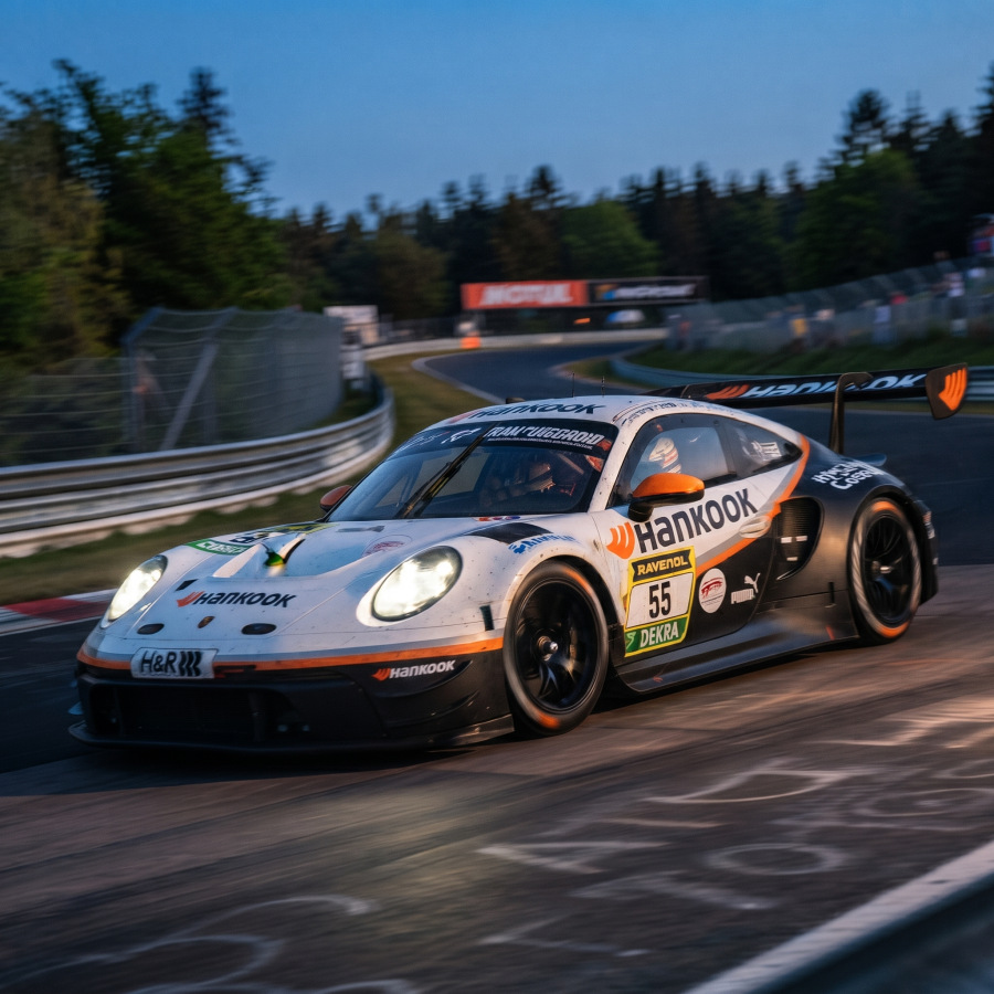 2025 PORSCHE 911 GT3 #55 9TH 24H NÜRBURGRING HANKOOK COMPETITION (IXO, LEGT18-55NUR25)