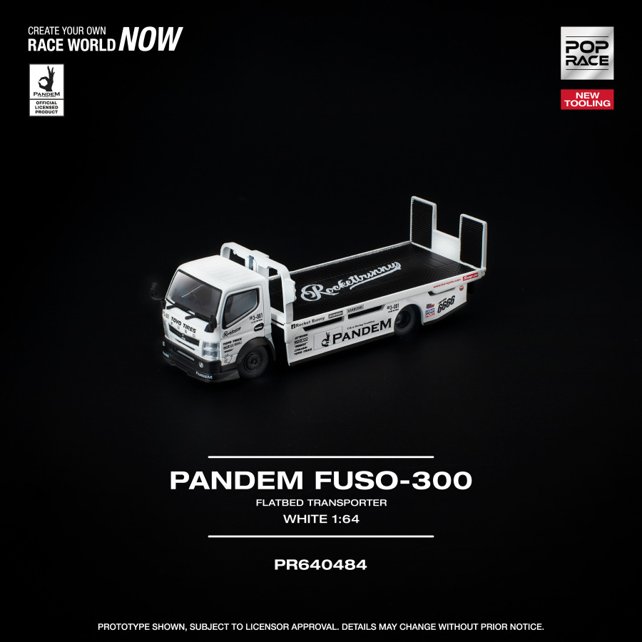 PANDEM FUSO 300 FLATBED TRANSPORTER