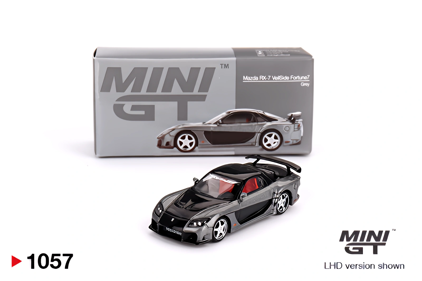 MAZDA RX-7 VEILSIDE FORTUNE GREY (MINI-GT, MGT01057)