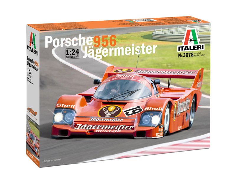 PORSCHE 956 JÄGERMEISTER (ITALERI, 3678)