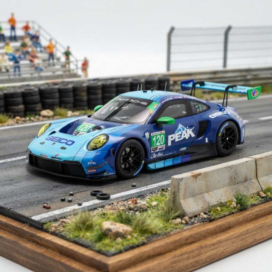 PORSCHE 911 GT3 R WRIGHT MOTORSPORTS #120 24H DAYTONA 2024 (IXO, LEGT18-120DYT24)