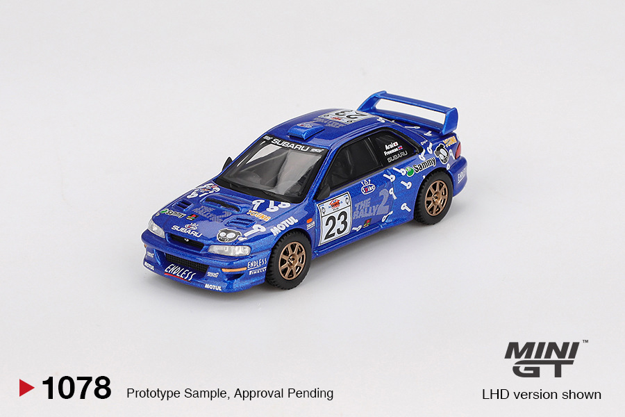 SUBARU IMPREZA WRC99 #23 – 2000 ACROPOLIS RALLY (MINI GT, MGT01078)