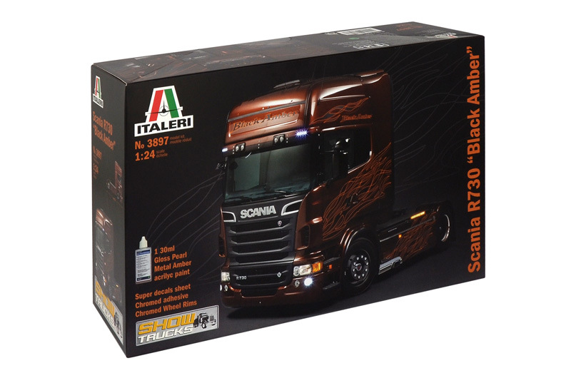 SCANIA R730 ''BLACK AMBER'' (ITALERI, 3897)
