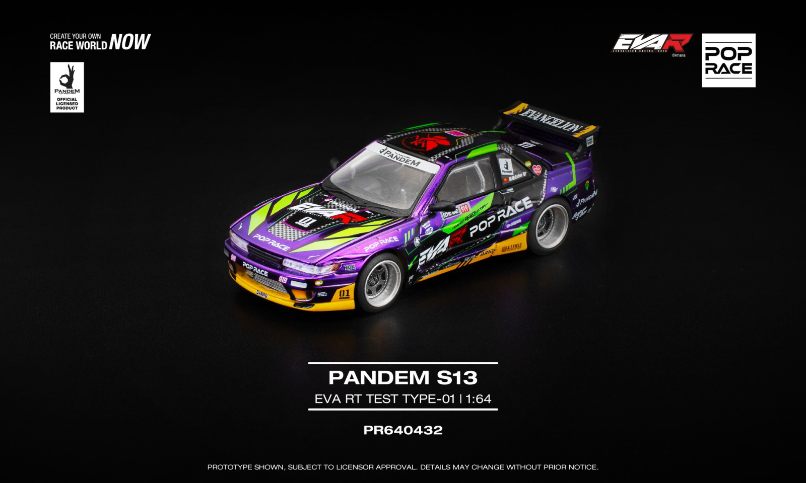 PANDEM S13 EVA RT TEST TYPE-01 (POP RACE, PR640432)