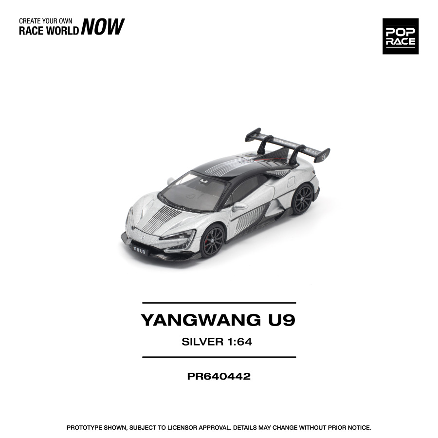 YANGWANG U9 SILVER (POP RACE, PR640442)