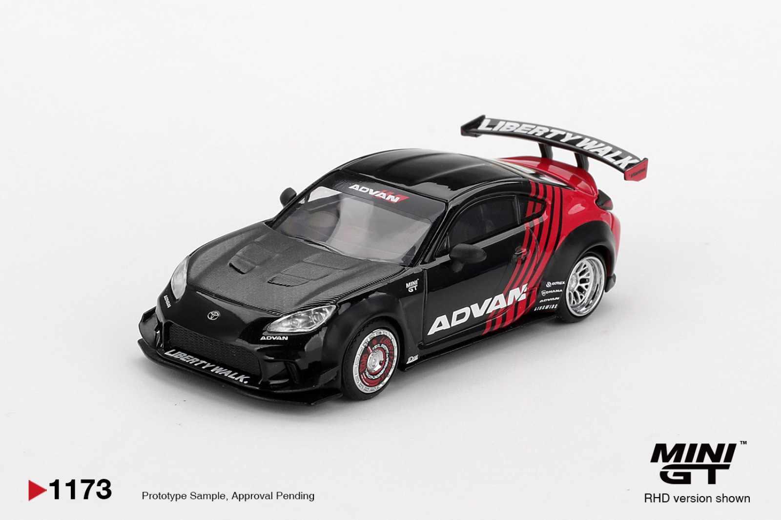TOYOTA GR86 LB★NATION ADVAN (MINI GT, MGT01173)