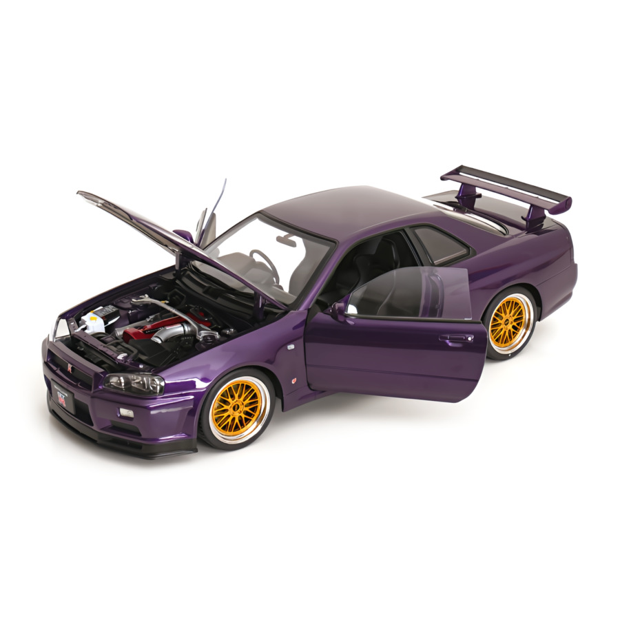 NISSAN SKYLINE GT-R (R34) V-SPEC II - BBS WHEELS (KK-SCALE, KKDC120214-2)