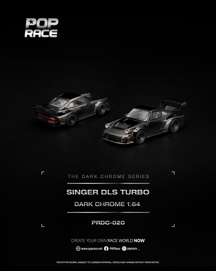 SINGER DLS TURBO DARK CHROME (POP RACE, PRDC020)