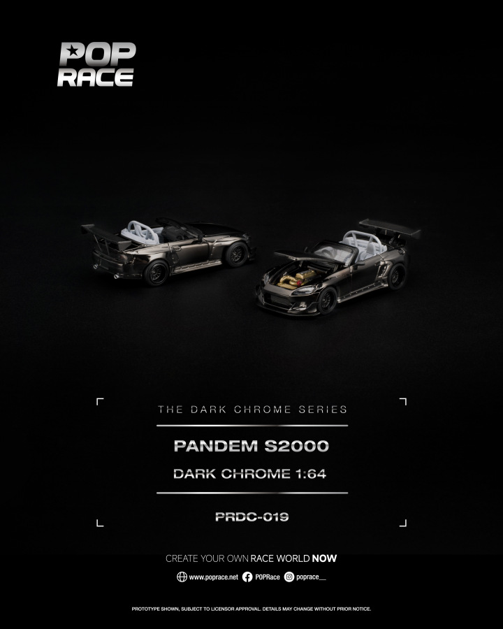 PANDEM S2000 DARK CHROME (POP RACE, PRDC019)