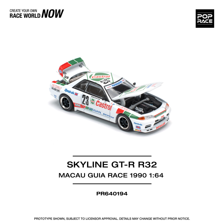 NISSAN SKYLINE GT-R R32 – MACAU GUIA RACE 1990 WINNER (POP RACE, PR640194)