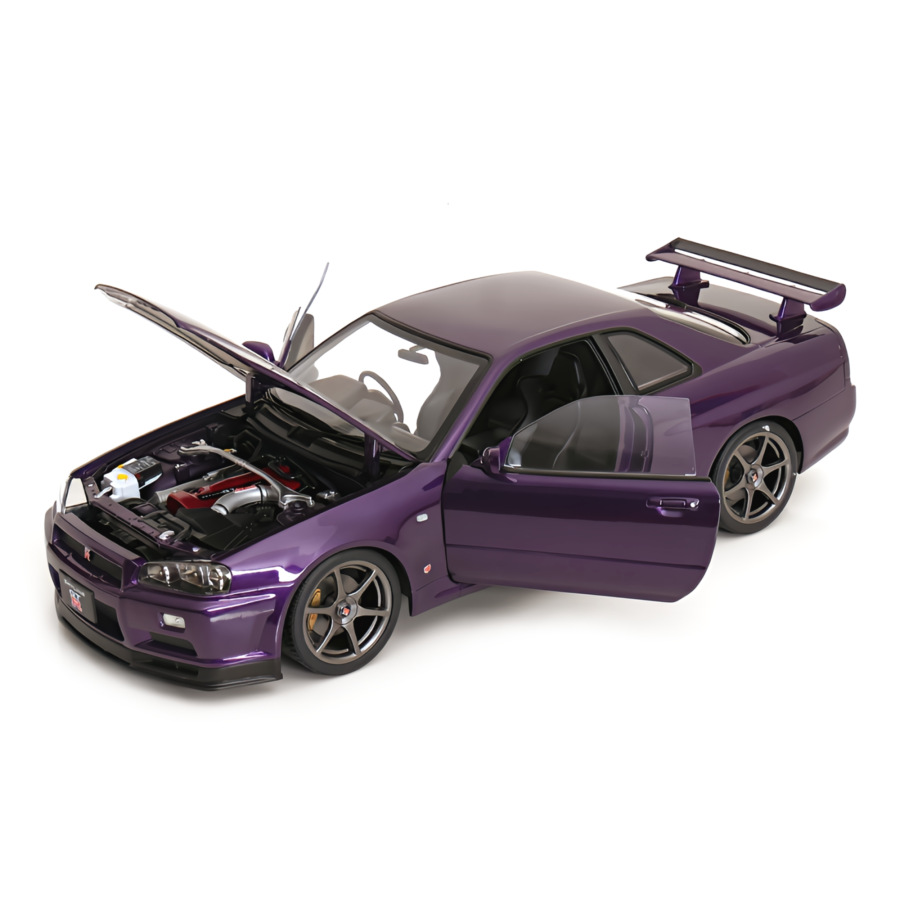 NISSAN SKYLINE GT-R (R34) V-SPEC II - STOCK WHEELS (KK-SCALE, KKDC120214-1)