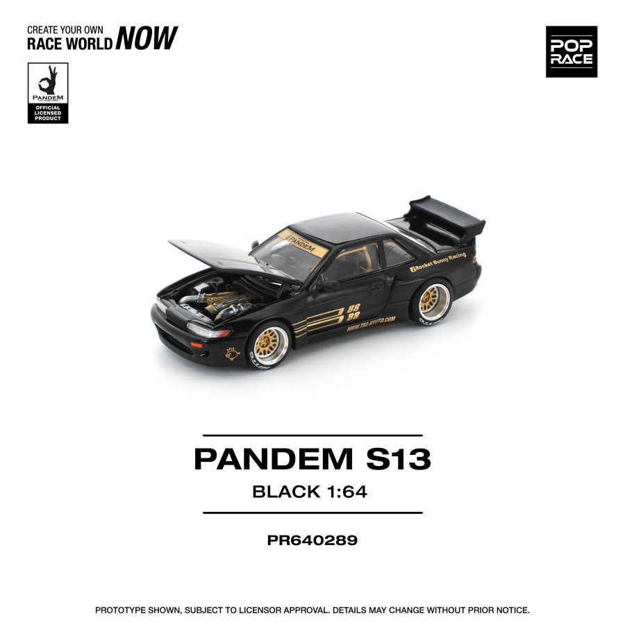 PANDEM SILVIA S13 – BLACK (POP RACE, PR640289)