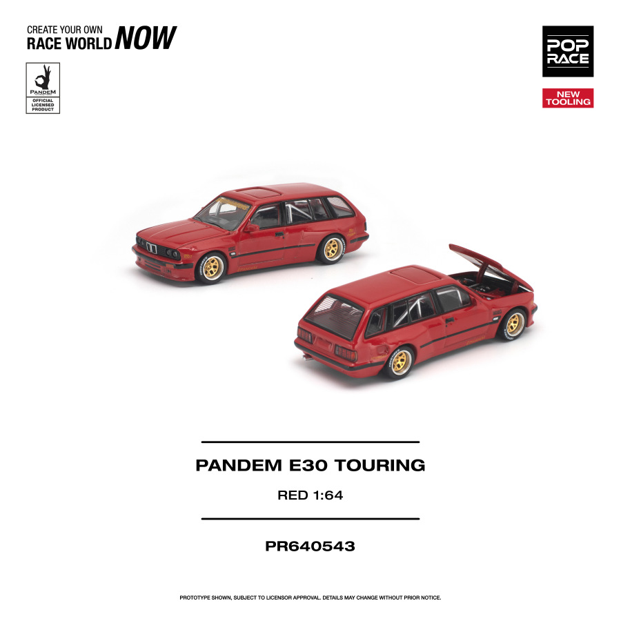 PANDEM E30 TOURING - RED (POP RACE, PR640543)