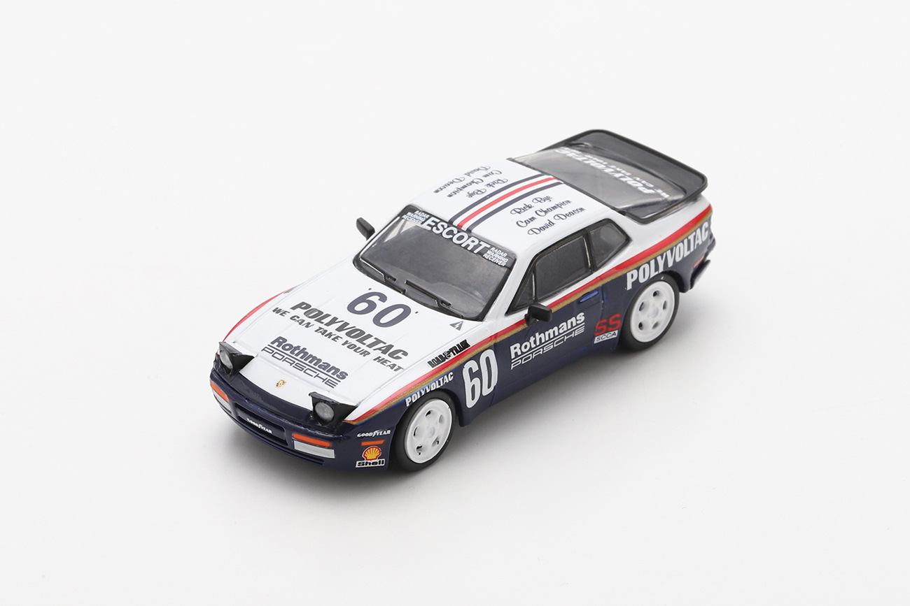 PORSCHE 944 TURBO CUP 1987 #60 – UPRIGHT HEADLIGHTS (SPARK, YO64036B)