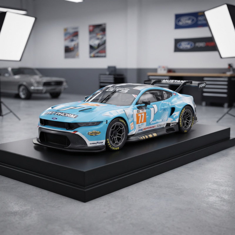 2024 FORD MUSTANG GT3 #77 24H LEMANS (IXO, LEGT43MUS-LLM24077) 1