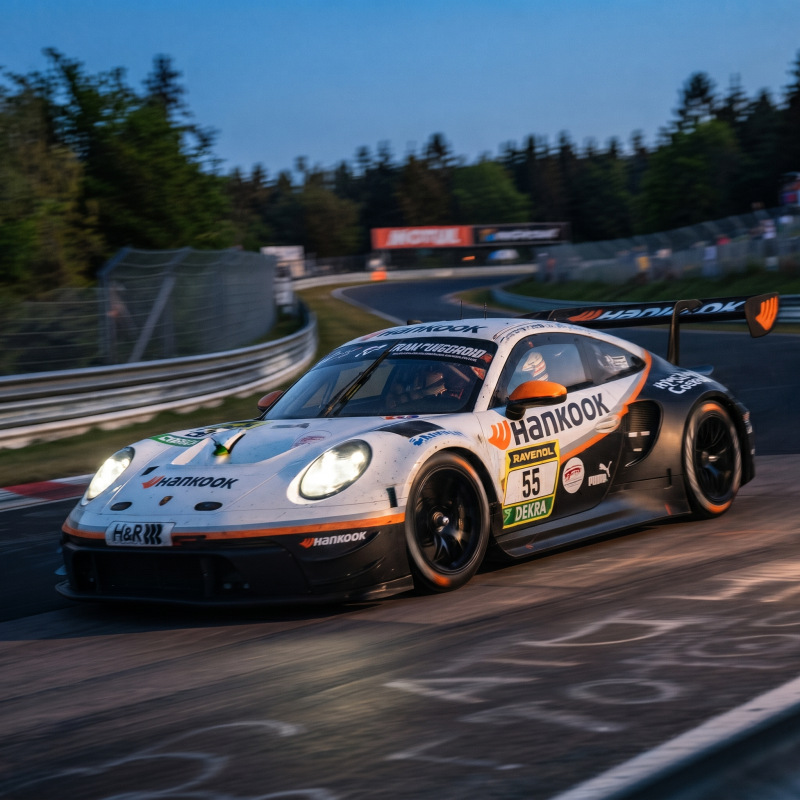 2025 PORSCHE 911 GT3 #55 9TH 24H NÜRBURGRING HANKOOK COMPETITION (IXO, LEGT18-55NUR25)
