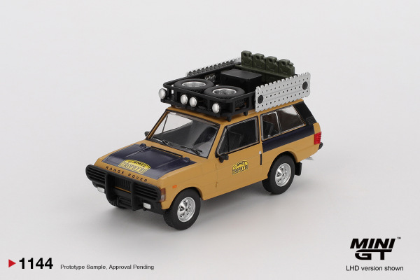 RANGE ROVER 1981 CAMEL TROPHY SUMATRA C.SWOBODA & K.MENTEL WINNER (MINI GT, MGT01144)