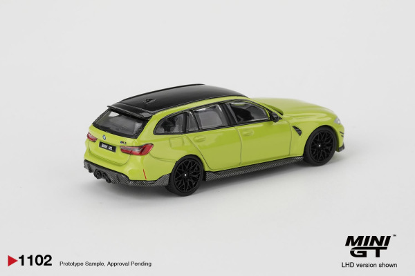 BMW M3 M PERFORMANCE TOURING SAO PAULO YELLOW (MINI GT, MGT01102) 1
