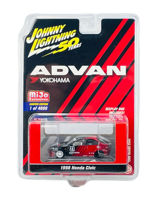 1998 Honda Civic Hatch - limitovaná edícia 4800ks celosvetovo (Johnny Lightning, JLCP7180)