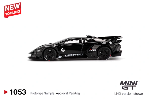 LAMBORGHINI LB-SILHOUETTE WORKS MURCIELAGO GT EVO BLACK (MINI-GT, MGT01053) 1