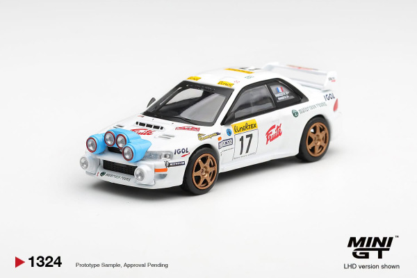 SUBARU IMPREZA WRC98 #17 1999 RALLY MONTE-CARLO (MINI GT, MGT01324)