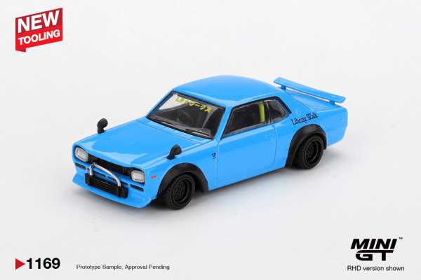 NISSAN LB★WORKS HAKOSUKA BABY BLUE (MINI GT, MGT01169)