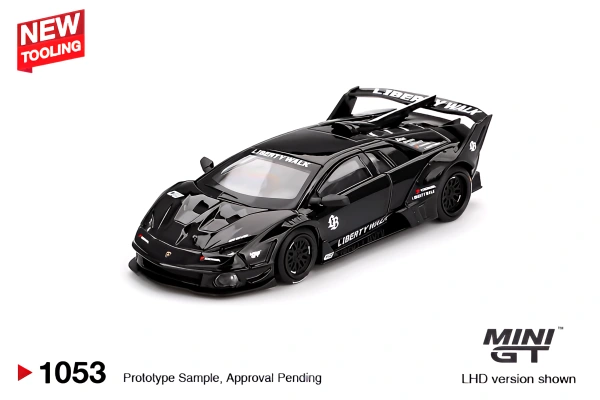 LAMBORGHINI LB-SILHOUETTE WORKS MURCIELAGO GT EVO BLACK (MINI-GT, MGT01053) 3