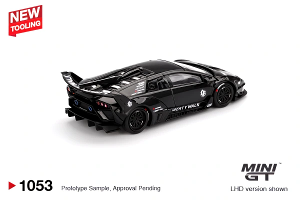 LAMBORGHINI LB-SILHOUETTE WORKS MURCIELAGO GT EVO BLACK (MINI-GT, MGT01053) 2