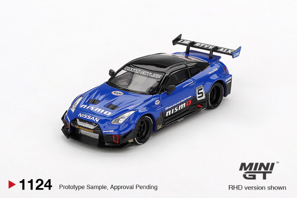 Mini-GT LB-Silhouette WORKS GT NISSAN 35GT-RR Ver.2 Blue MGT01124-L