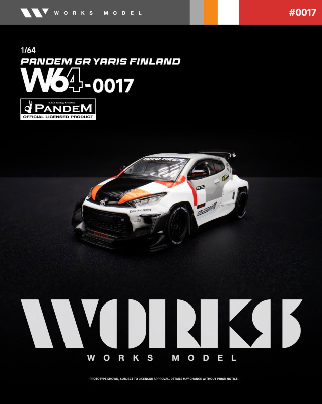 PANDEM GR YARIS FINLAND (WORKS MODEL, W640017) 1