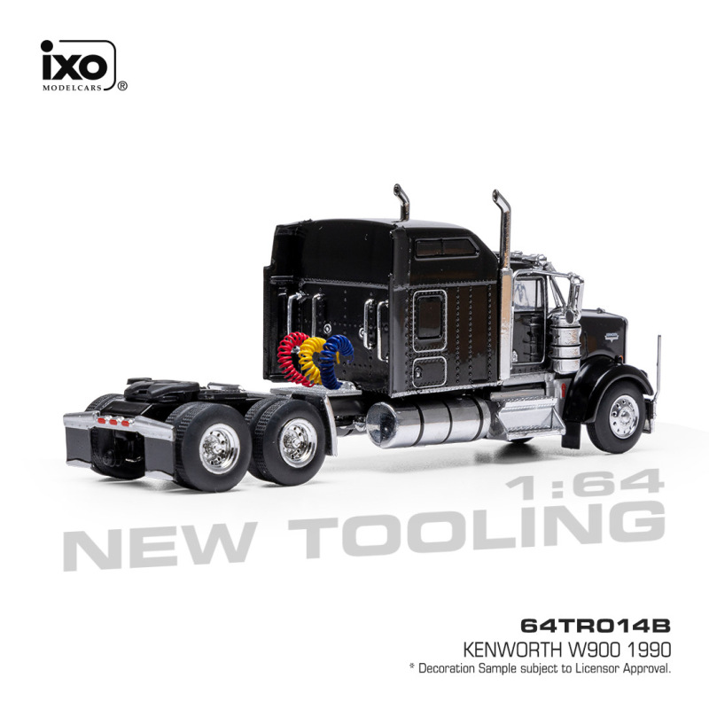 1990 KENWORTH W900 - BLACK (IXO AMERICA, 64TR014B) 1