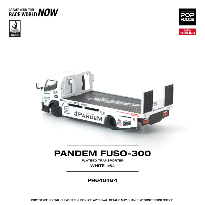 PANDEM FUSO 300 FLATBED TRANSPORTER 2