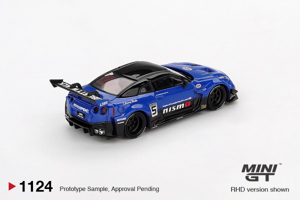 Mini-GT LB-Silhouette WORKS GT NISSAN 35GT-RR Ver.2 Blue MGT01124-L 1