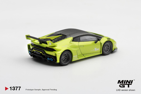 LAMBORGHINI HURACÁN LB★WORKS LIME METALLIC (MINI GT, MGT01377) 2