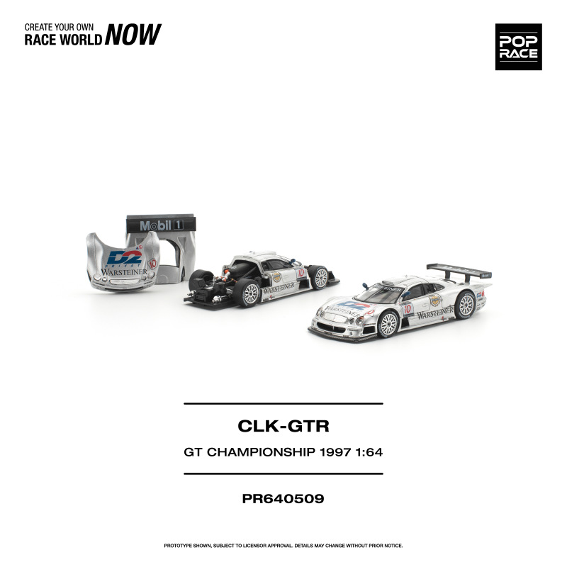 MERCEDES-BENZ AMG CLK GTR FIA GT CHAMPIONSHIP 1997 (POP RACE, PR640509)