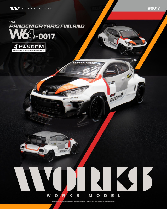 PANDEM GR YARIS FINLAND (WORKS MODEL, W640017)