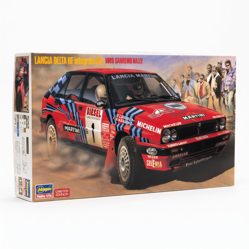 LANCIA DELTA HF INTEGRALE 16V 1989 SANREMO RALLY (HASEGAWA, 20825)