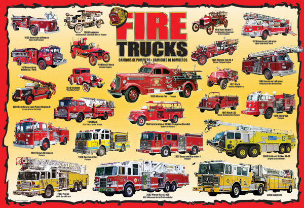 Vintage Fire Engines - 100 dielikov 2