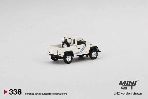 Land Rover Defender 90 Pickup White (MINI-GT, MGT00338) 2