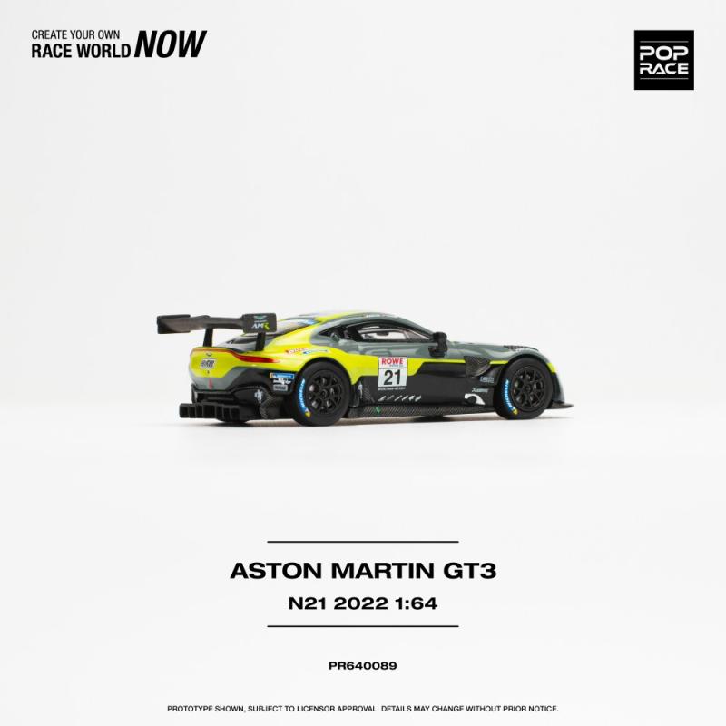 1/64 2022 Aston Martin Vantage GT3 No.21 Nurburgring (POP RACE, PR640089) 2