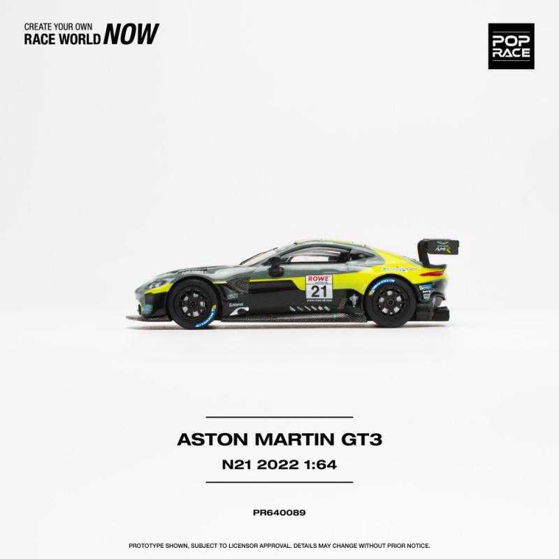 1/64 2022 Aston Martin Vantage GT3 No.21 Nurburgring (POP RACE, PR640089) 1