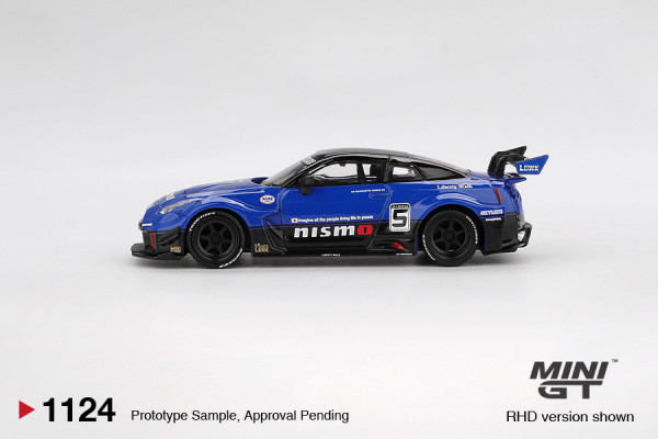 Mini-GT LB-Silhouette WORKS GT NISSAN 35GT-RR Ver.2 Blue MGT01124-L 2