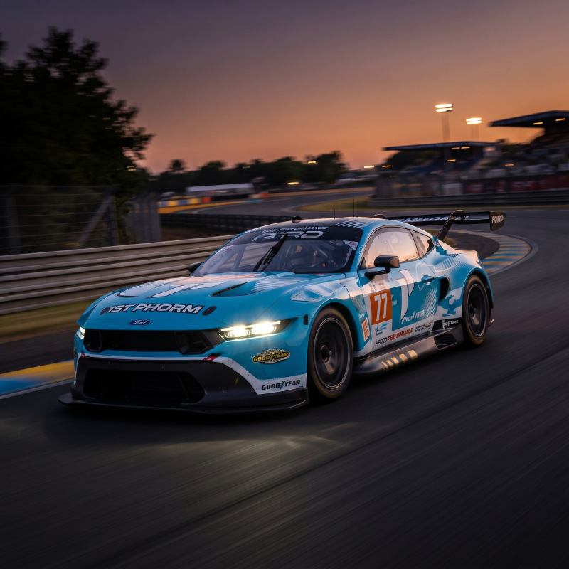 2024 FORD MUSTANG GT3 #77 24H LEMANS (IXO, LEGT43MUS-LLM24077)
