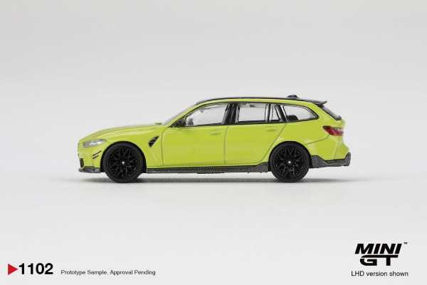 BMW M3 M PERFORMANCE TOURING SAO PAULO YELLOW (MINI GT, MGT01102) 2
