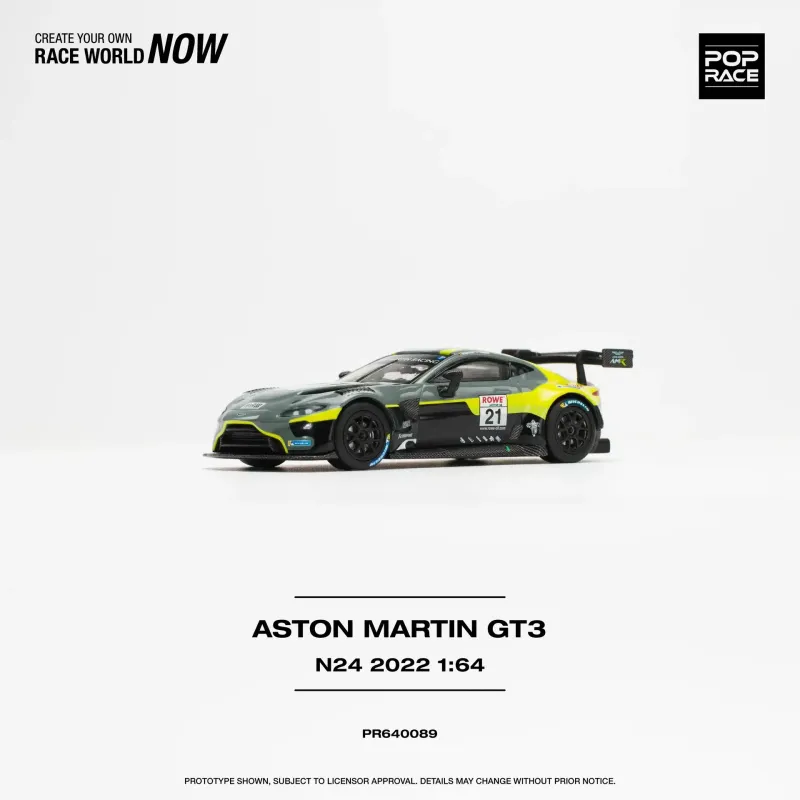 1/64 2022 Aston Martin Vantage GT3 No.21 Nurburgring (POP RACE, PR640089)