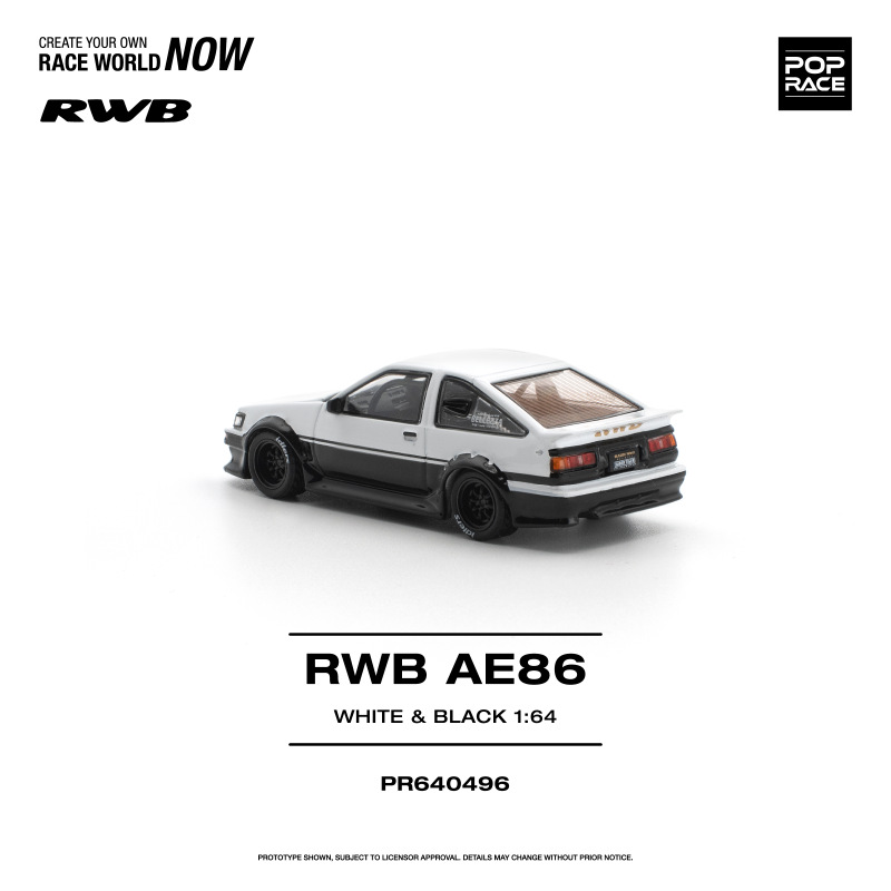RWB AE86 WHITE BLACK 2