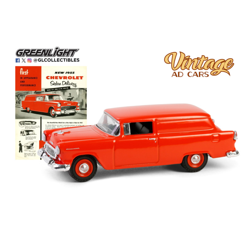 1/64 1955 Chevrolet Sedan Delivery “First in Appearance and Performan(Greenlight, 39150-A)
