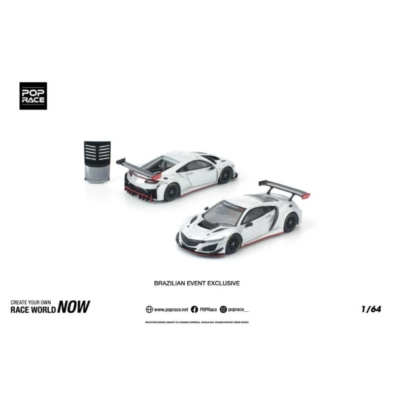 HONDA NSX GT3 EVO22 – SILVER (POP RACE, PR640445)