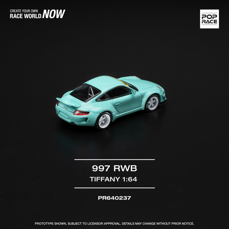 PORSCHE RWB 997 – TIFFANY BLUE (POP RACE, PR640237) 1