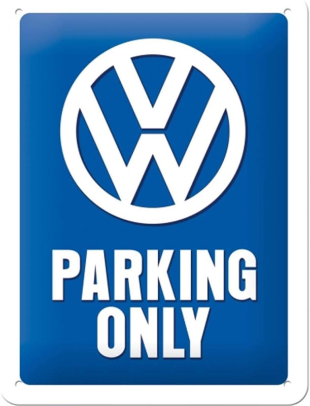 VW Parking Only (15x20cm) Nostalgic Art 26169